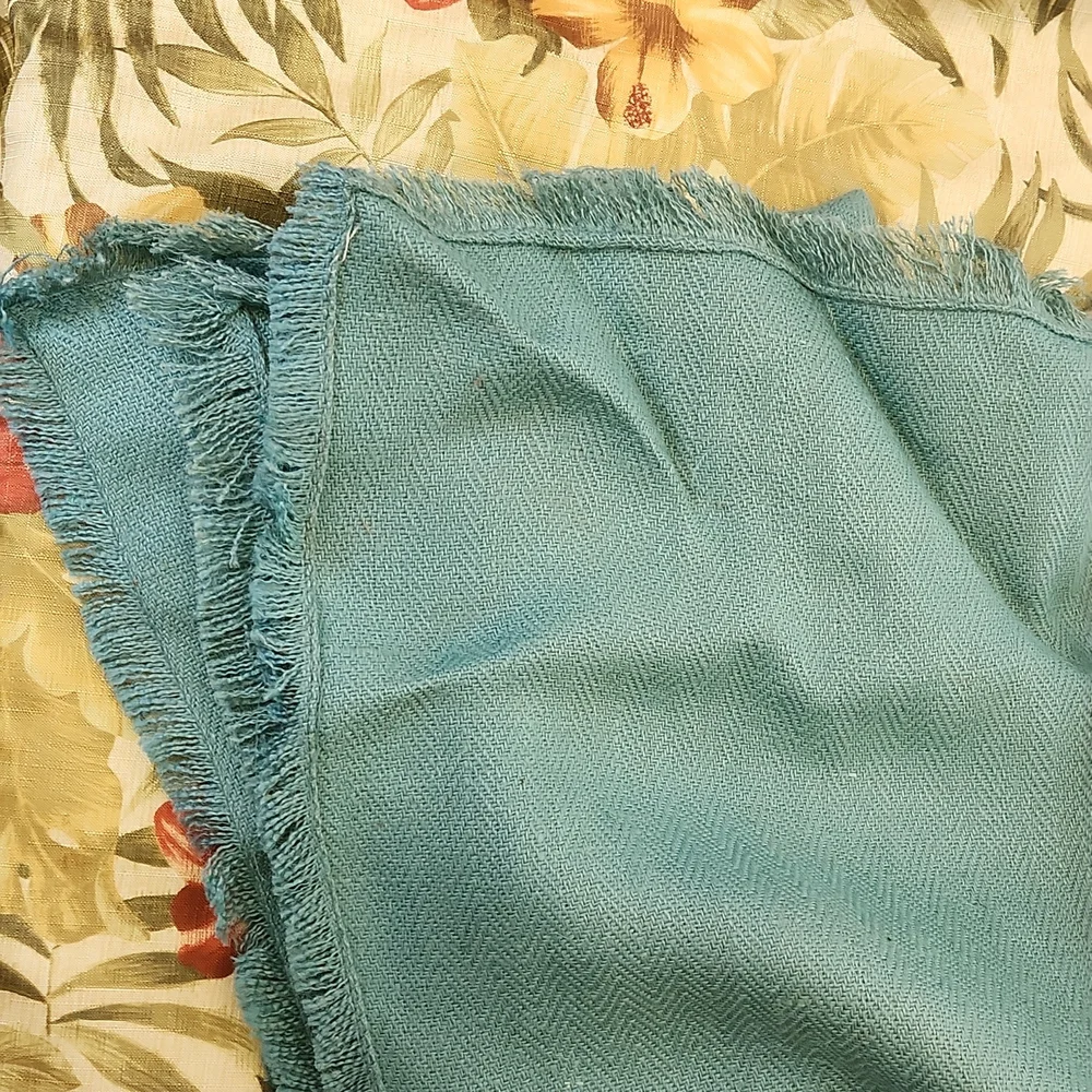 Fabric Table Runner Turquoise